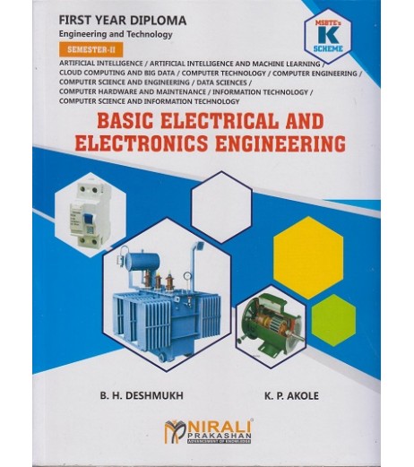 Basic Electrical and Electronics Engineering  K Scheme MSBTE Diploma First Year Sem 2  Nirali Publication